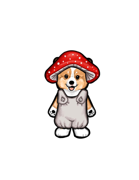 Magnet Outfit- Mushroom