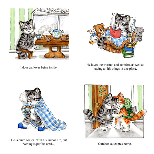 Indoor & Outdoor Cat Comics