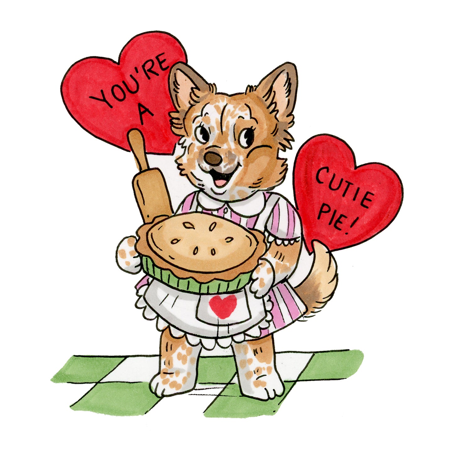 Valentine's Day Pet Sketch