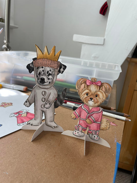 Pet Paper Doll (2 pets!)